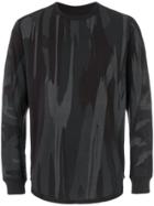 Maharishi Camouflage Print Sweatshirt - Black