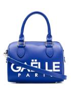 Gaelle Bonheur Logo Stamp Tote Bag - Blue