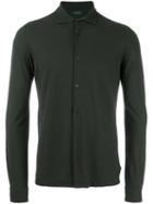 Zanone Longsleeved Shirt, Men's, Size: 58, Green, Cotton
