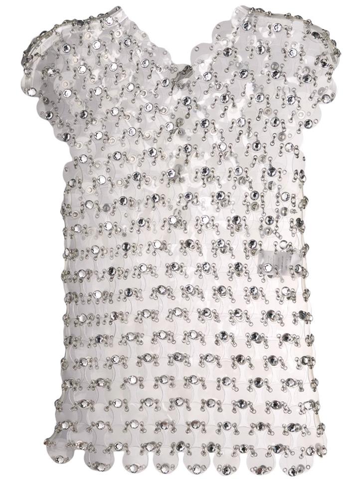 Paco Rabanne Rhodoid Top - Neutrals