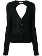 Io Ivana Omazic Elongated Sleeves V-neck Cardigan - Black