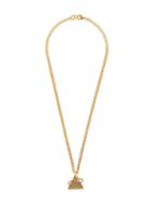 Off-white Triangle Logo Necklace - Gold