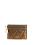 Givenchy Diamond Quilted Card Case - Gold
