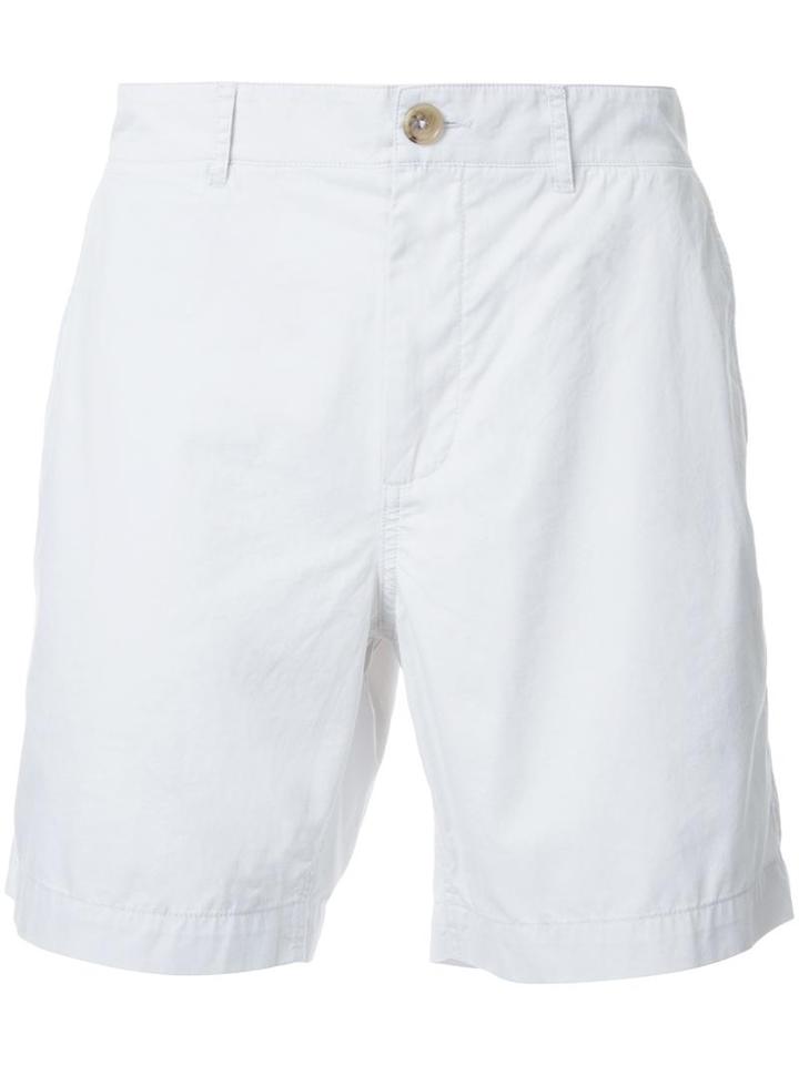 Venroy Classic Chino Shorts, Men's, Size: 34, White, Cotton
