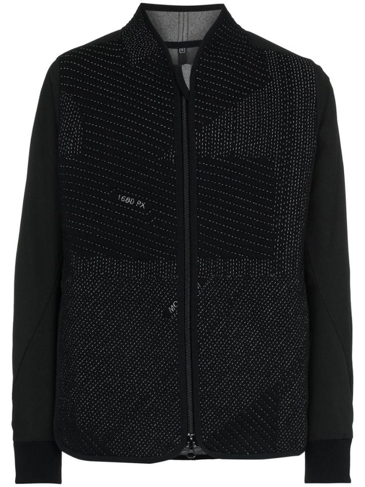 Byborre Stitch-detail Cotton-blend Jacket - Black