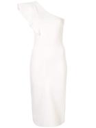 Ginger & Smart Anchor One Shoulder Dress - White