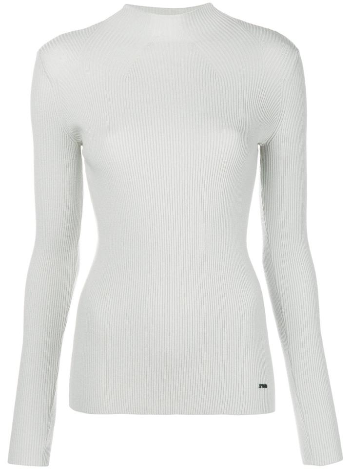 Emporio Armani Halterneck Cardigan Shirt - Grey