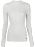 Emporio Armani Halterneck Cardigan Shirt - Grey