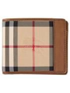 Burberry 'horseferry Check' Id Wallet - Nude & Neutrals