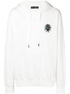 Dolce & Gabbana Beaded Logo Hoodie - White