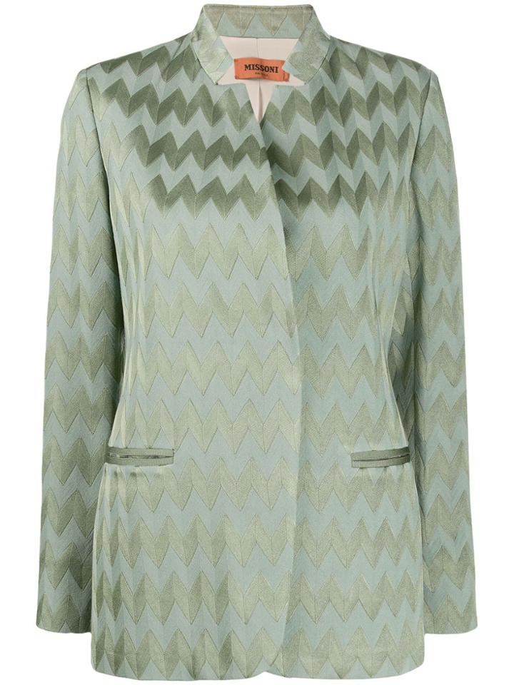Missoni Jacquard Effect Jacket - Green