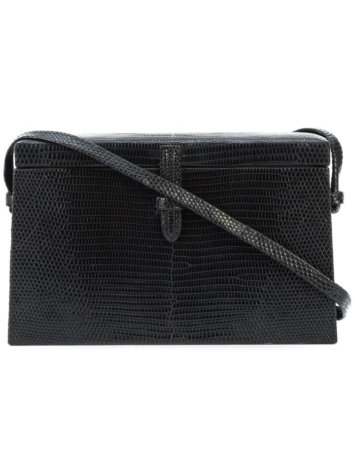 Hunting Season Rectangular Box Crossbody Bag - Black