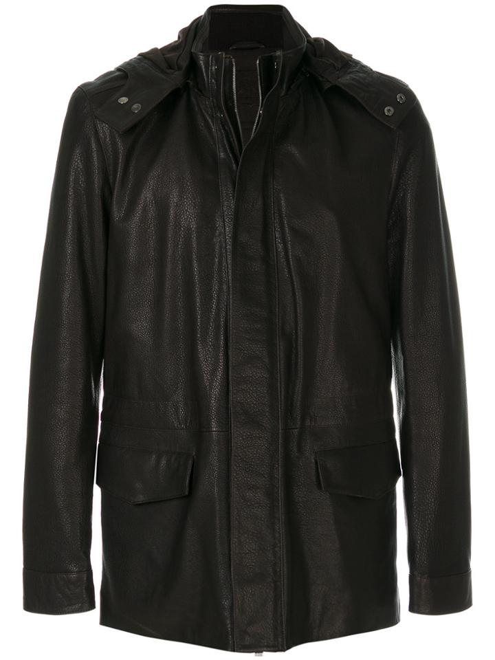 Corneliani Hooded Jacket - Brown