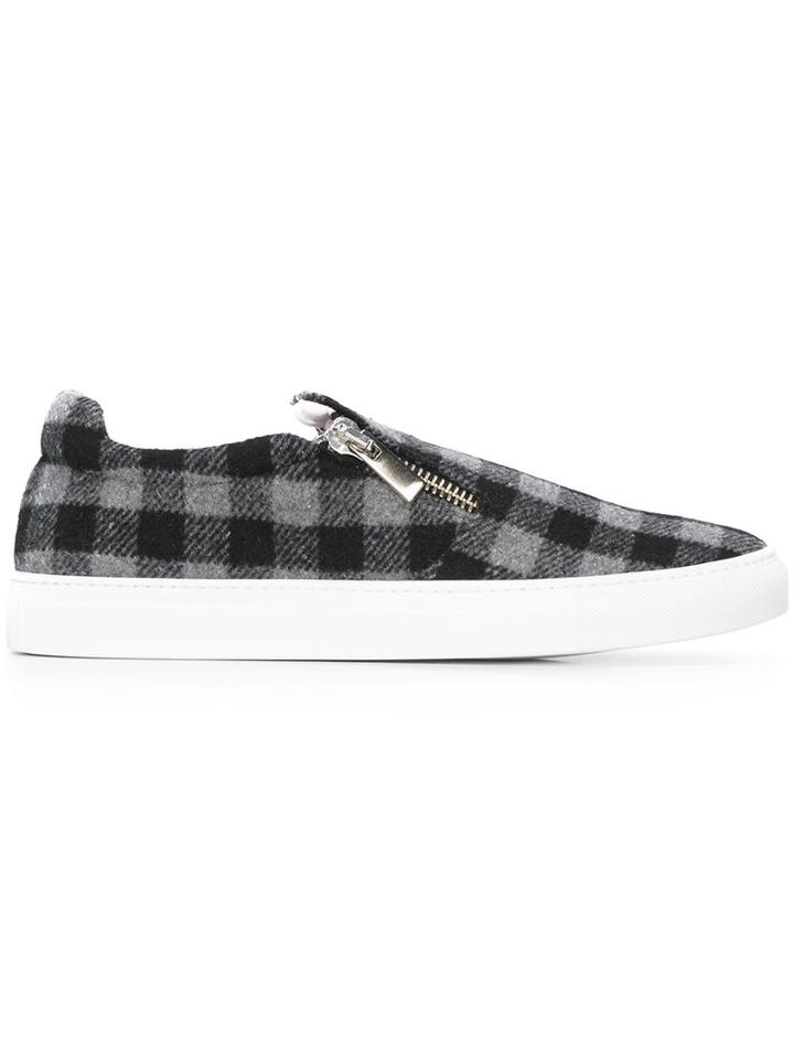 Joshua Sanders Tartan Sneakers