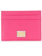 Dolce & Gabbana Card Holder - Pink