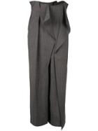 Enföld Deconstructed High-waist Trousers - Grey
