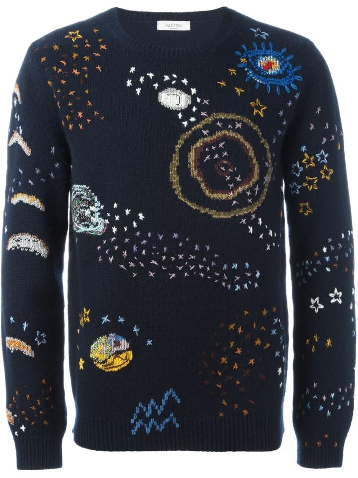 Valentino Cosmo Stitch Jumper