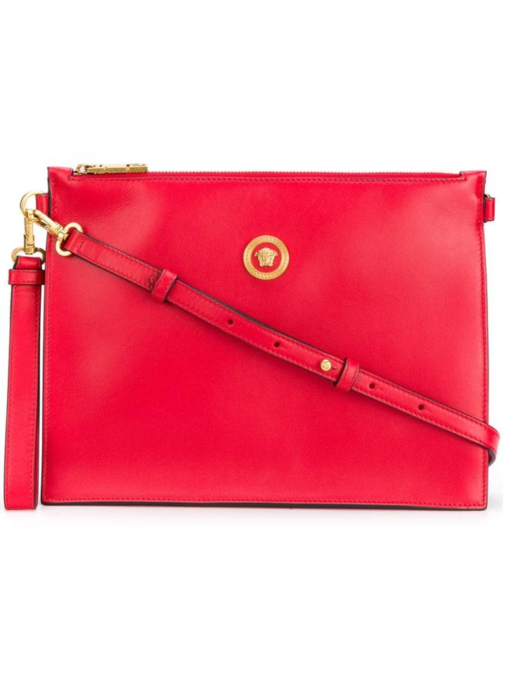 Versace Medusa Head Clutch Bag - Red