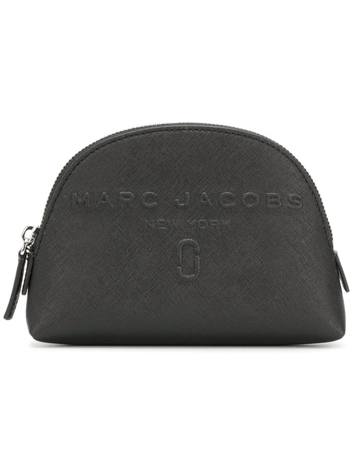 Marc Jacobs Brand Embossed Wash Bag - Black