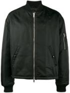 Raf Simons Cropped Bomber Jacket - Black