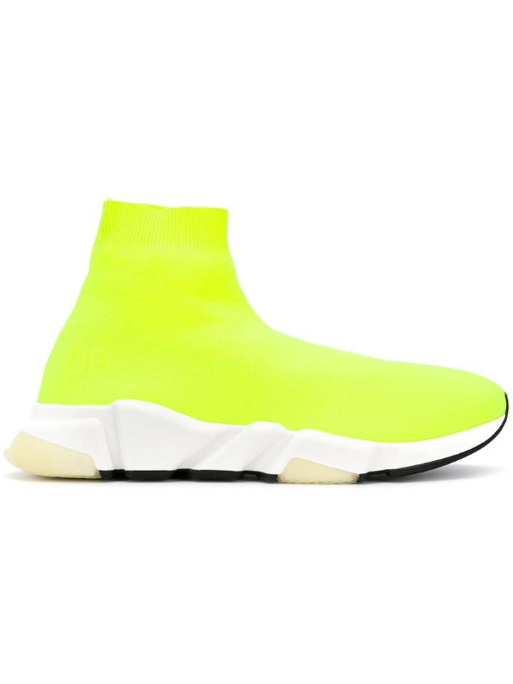 Balenciaga Speed Low Sneakers - Yellow & Orange