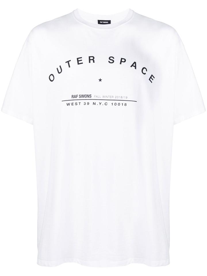 Raf Simons Outer Space T-shirt - White