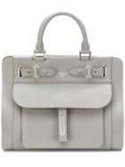 Fontana Double Buckle Tote - Grey