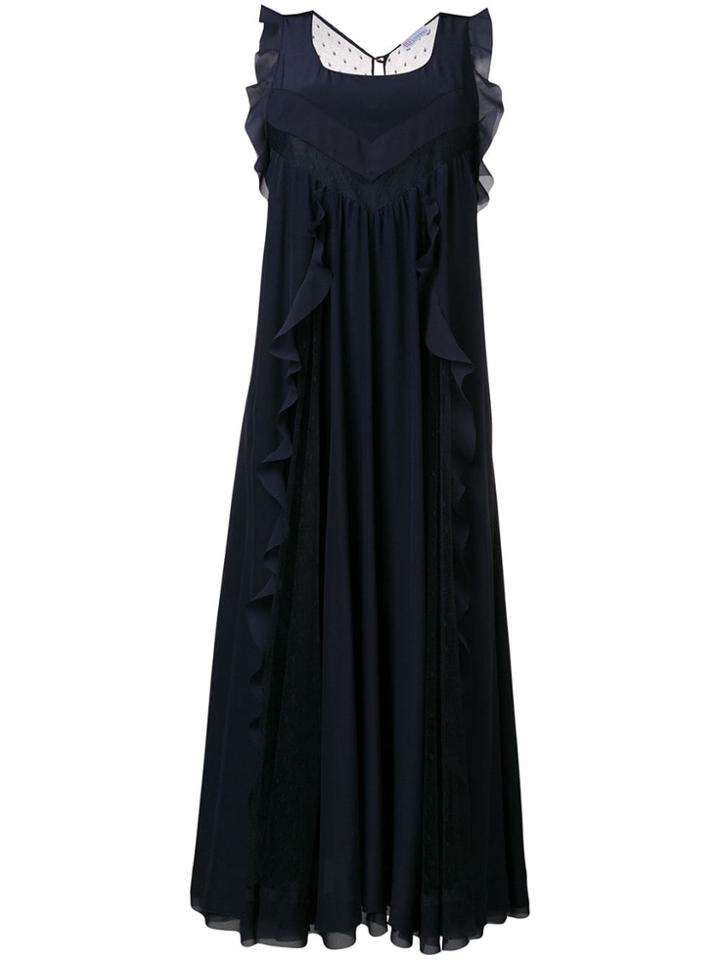 Red Valentino Red Valentino Ruffled Maxi Dress - Blue
