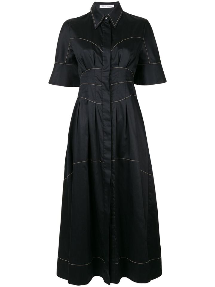 Camilla And Marc Rubin Contrast Stitch Dress - Black