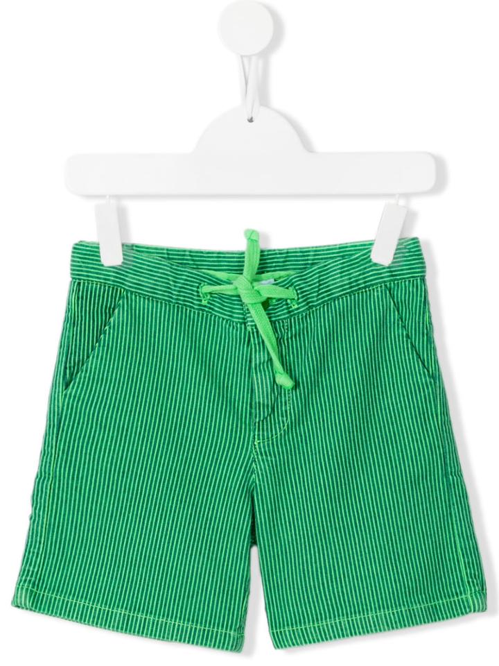 Knot - Earth Stripes Shorts - Kids - Cotton/spandex/elastane - 6 Yrs, Green