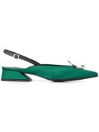 Yuul Yie Slingback Sandals - Green