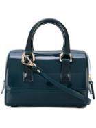 Furla - Petrolio Tote - Women - Rubber - One Size, Blue, Rubber