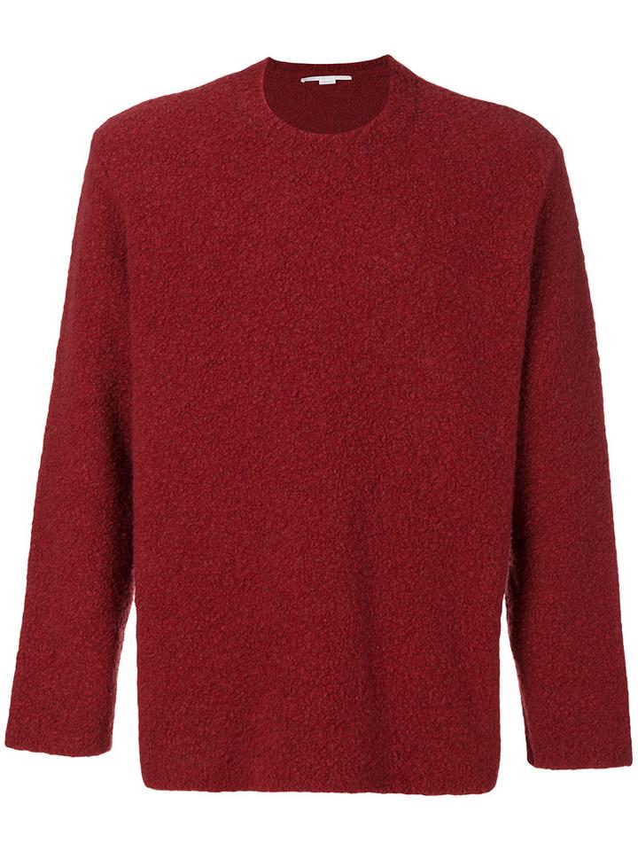 Stella Mccartney - Textured Jumper - Men - Polyamide/wool - S, Red, Polyamide/wool