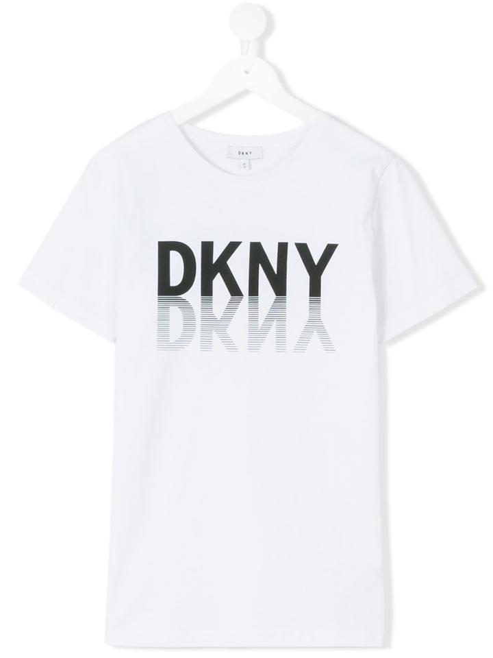 Dkny Kids - Teen Logo Print T-shirt - Kids - Cotton - 16 Yrs, White