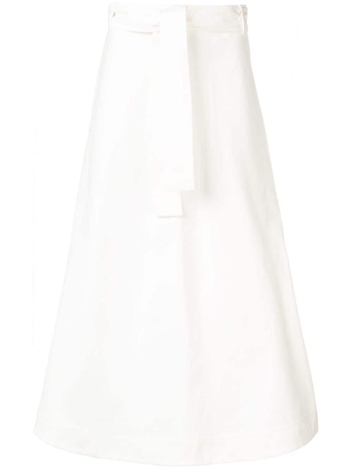 Sport Max Code A-line Midi Skirt - White