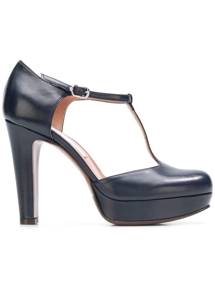 L'autre Chose Platform Pumps - Blue