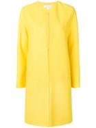 Harris Wharf London Straight-fit Coat - Yellow