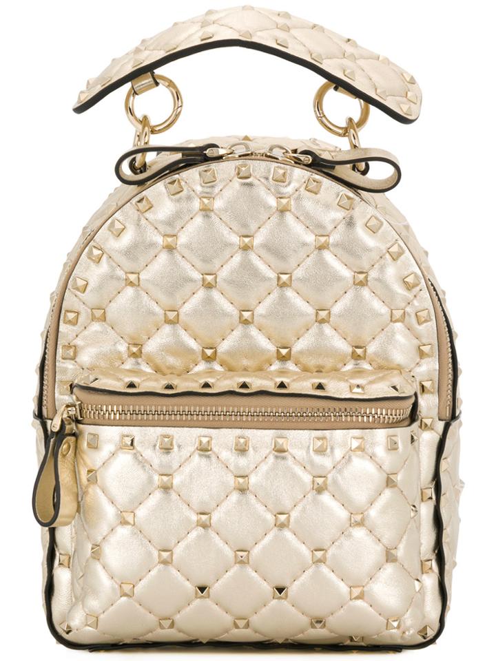 Valentino Valentino Garavani Rockstud Spike Backpack - Metallic
