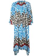 Tsumori Chisato - Pleated Asymmetric Dress - Women - Rayon - S, White, Rayon