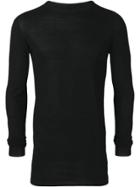 Rick Owens Long-length Sweatshirt - Black