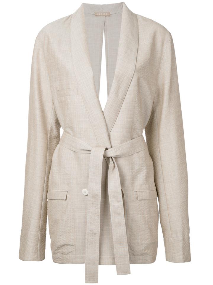 Nehera Joma Jacket, Women's, Size: Medium, Nude/neutrals, Silk/linen/flax/spandex/elastane/wool