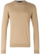 Prada Crew Neck Jumper - Nude & Neutrals