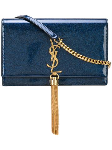 Saint Laurent Saint Laurent 4521590xd1j Noir/bleu Furs & Skins->calf