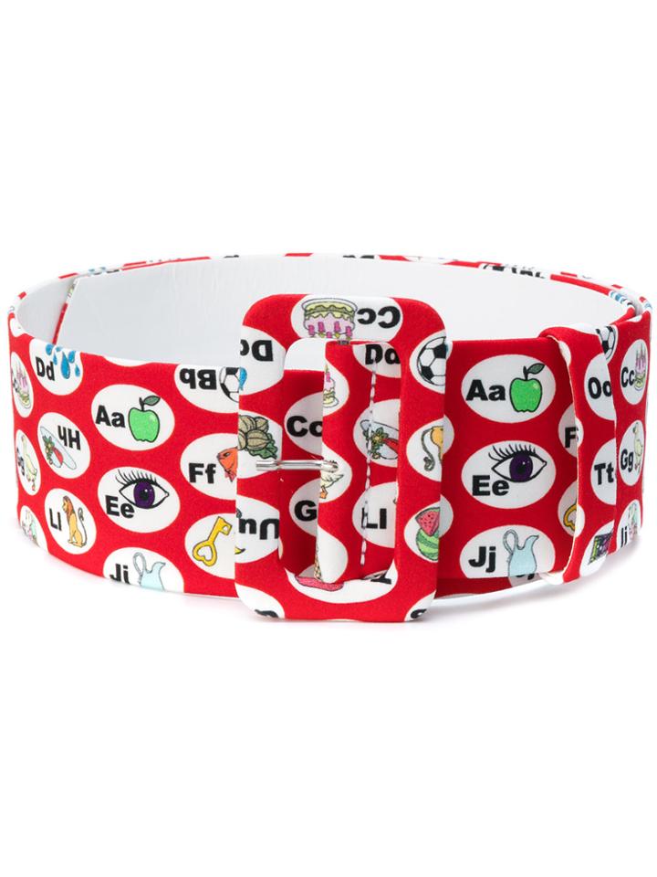 Ultràchic Alphabet Belt - Red