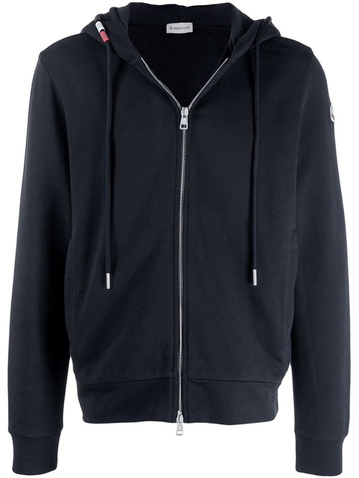 Moncler Zip Front Sweatshirt - Blue