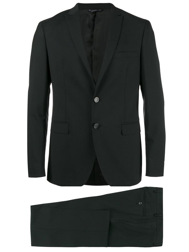 Tonello - Two-piece Suit - Men - Spandex/elastane/cupro/virgin Wool - 48, Black, Spandex/elastane/cupro/virgin Wool