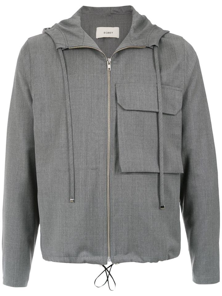 Egrey Zipped Hoodie