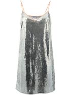 Marco De Vincenzo Sequined Top - Metallic
