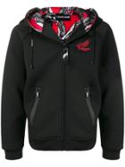 Roberto Cavalli Zip Front Hoodie - Black