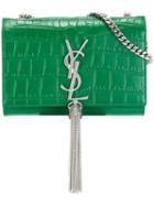 Saint Laurent 'monogram Kate' Crossbody Bag, Women's, Green